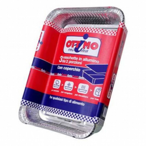 Contenitori Alluminio Pronto Chef 4 orzioni 2pz