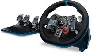 Logitech G29 Volante + Pedali Playstation 3,PlayStation 4 Nero Usato