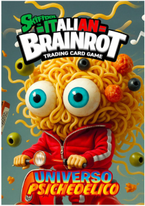 Skifidol Italian Brainrot Universo Psichedelico Album + 1 Bustina 7 card